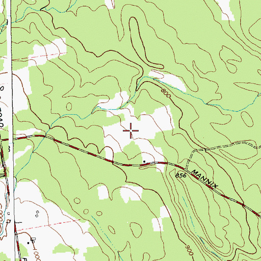 Topographic Map of Covel's Tree Farm And Nursery, NY