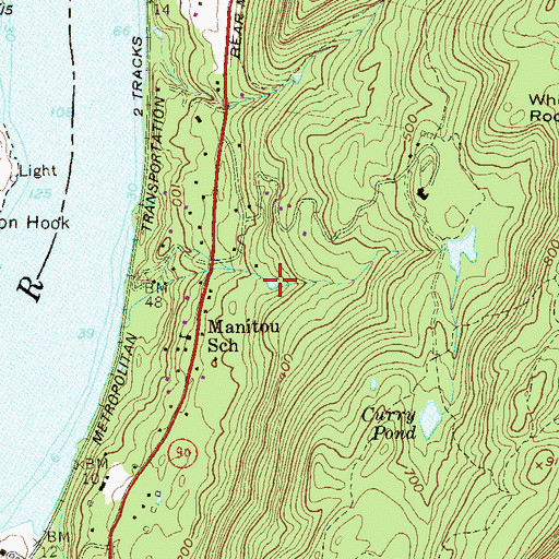 Topographic Map of Quarry Pond, NY