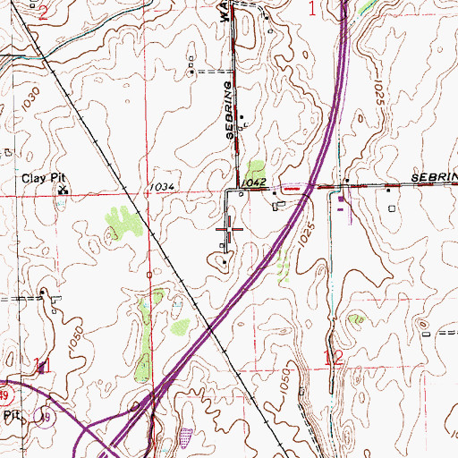 Topographic Map of Greenville Electric Generating Station, OH