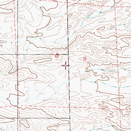 Topographic Map of Ireteba Peaks Wilderness, NV