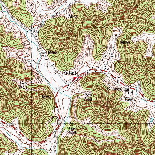 Topographic Map of Lower Rader School, KY