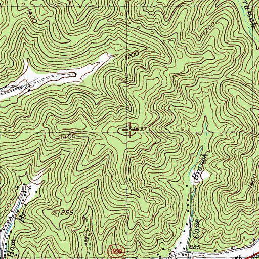 Topographic Map of Orchard Knob, KY