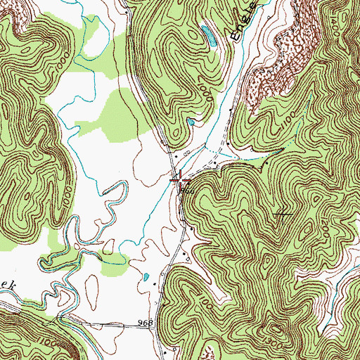 Topographic Map of Engle School (historical), KY