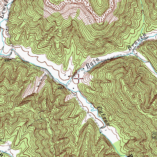 Topographic Map of Hubbs Creek School (historical), KY