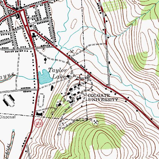 Topographic Map of La Casa Pan-Latina Americana, NY