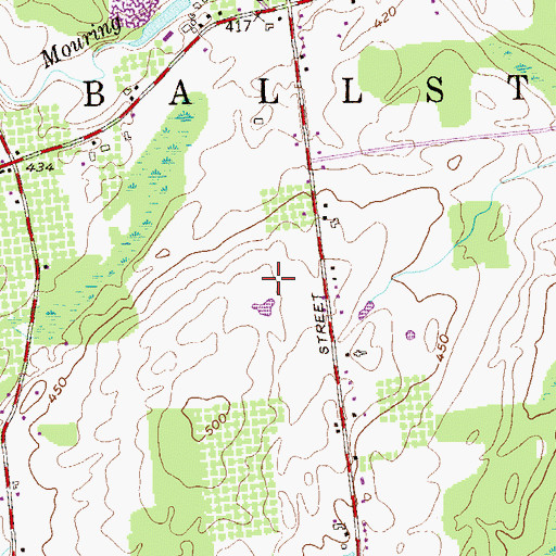 Topographic Map of Windridge Farm, NY