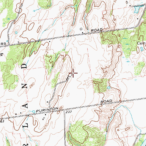 Topographic Map of Half-A-Chance Farm, NY