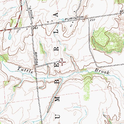 Topographic Map of Stonebridge Farm, NY