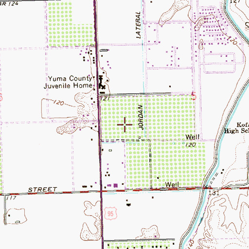 Topographic Map of Gary A Knox Elementary School, AZ