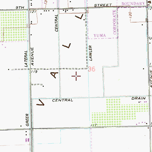 Topographic Map of Valley Horizon Elementary School, AZ