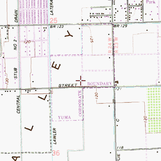 Topographic Map of Educational Opportunity Center, AZ