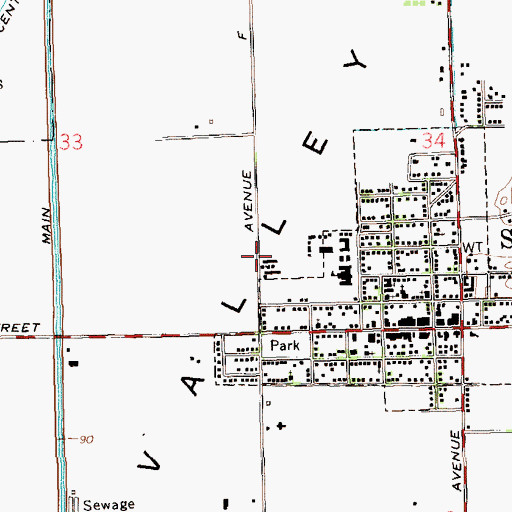 Topographic Map of Valle del Encanto Learning Center, AZ