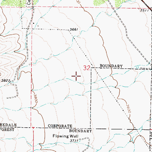 Topographic Map of Yavapai College - Verde Valley Campus, AZ