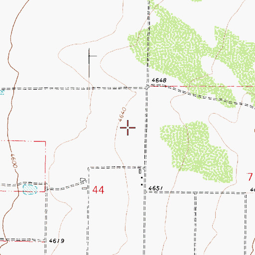 Topographic Map of Yavapai College Agribusiness and Science Technology Center, AZ