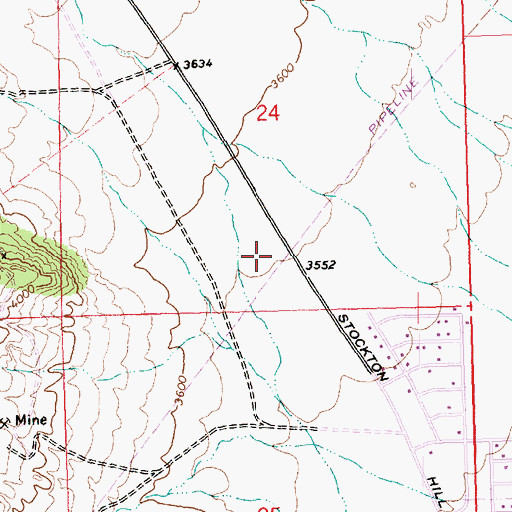 Topographic Map of Emmanuel Christian Academy, AZ