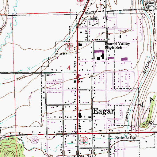 Topographic Map of Renaissance Academy Malpais Campus, AZ