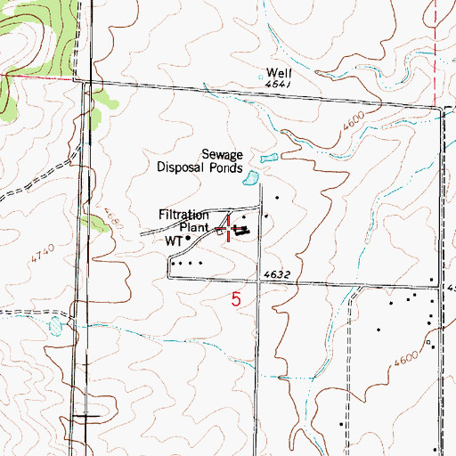 Topographic Map of Mingus Springs Charter School, AZ
