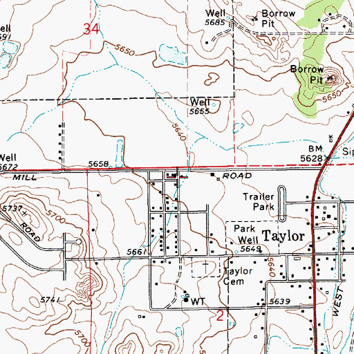 Topographic Map of Northern Arizona Academy, AZ