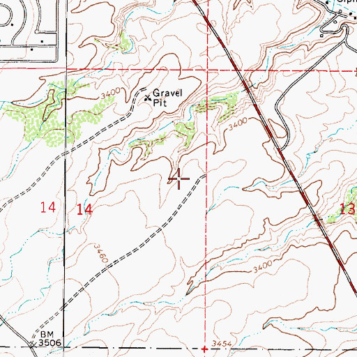 Topographic Map of Tavacsi Elementary School, AZ