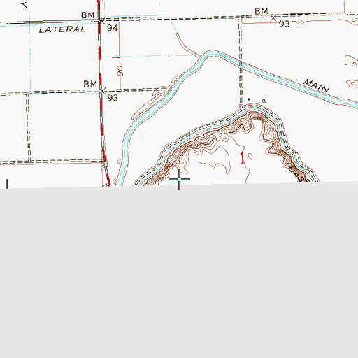 Topographic Map of Arizona Desert Elementary School, AZ