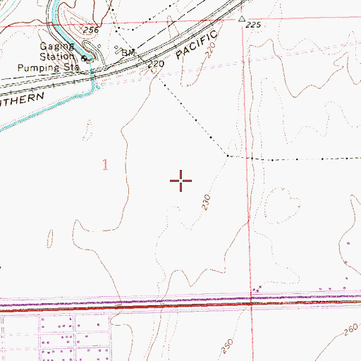 Topographic Map of Ron Watson Middle School, AZ