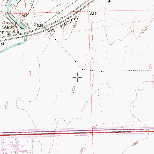 Topographic Map of Sunrise Elementary School, AZ