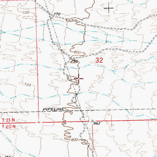 Topographic Map of Montessori School House, AZ
