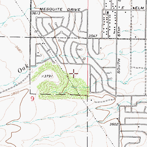 Topographic Map of Doctor Daniel Bright Elementary School, AZ