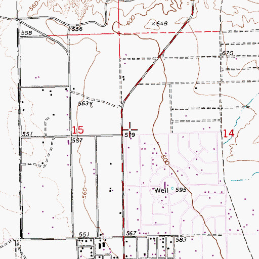 Topographic Map of Young Scholars Academy, AZ