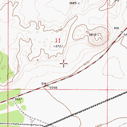 Topographic Map of Star Charter School, AZ
