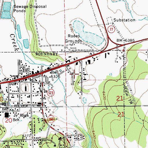 Topographic Map of Renaissance Academy John Reeder Campus, AZ
