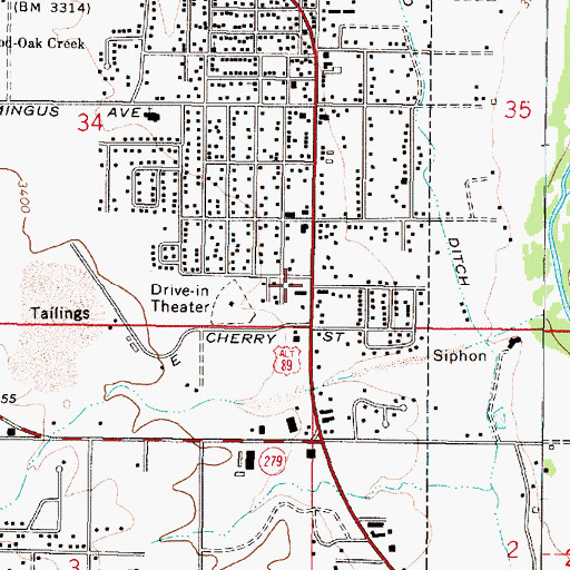 Topographic Map of Accelerated Learning Charter School, AZ