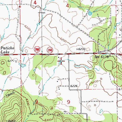 Topographic Map of Sequoia Village School, AZ