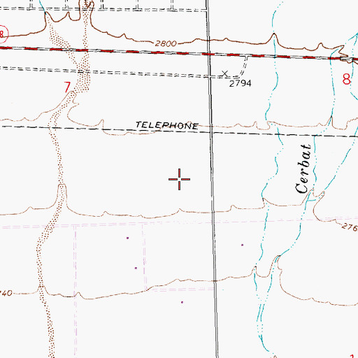Topographic Map of Eagle Academy, AZ