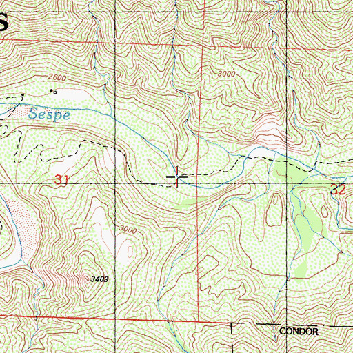 Topographic Map of Hartman Guard Station (historical), CA