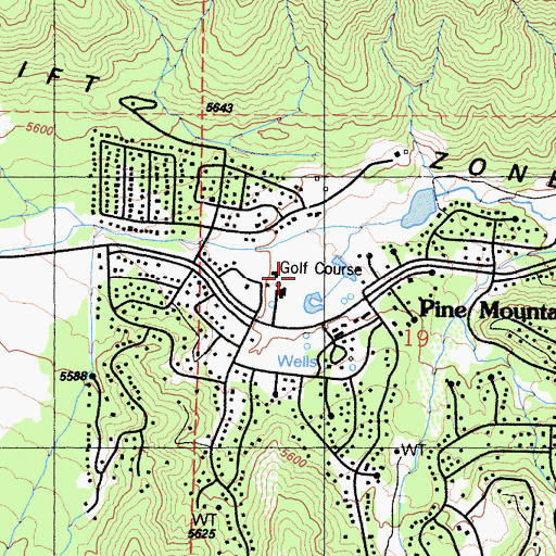 Topographic Map of Mill Potrero (historical), CA