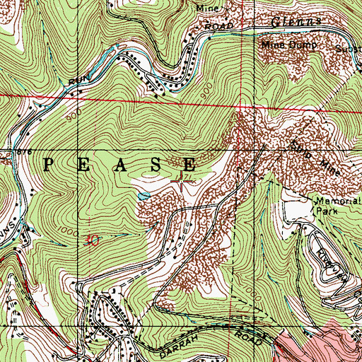 Topographic Map of Ayers Limestone Quarry, OH
