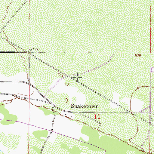 Topographic Map of Hohokam Pima National Monument, AZ