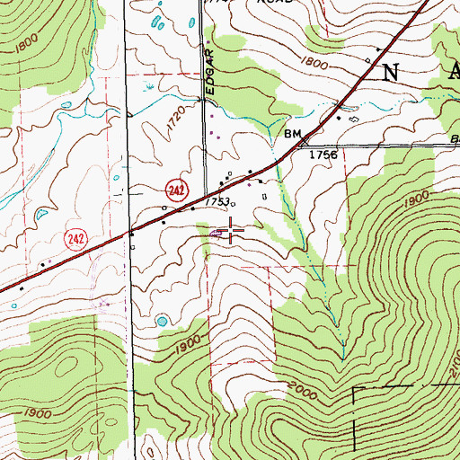 Topographic Map of Hillside Acres, NY