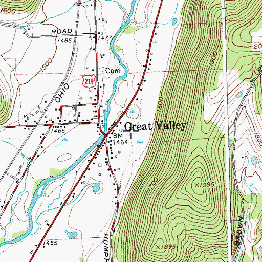 Topographic Map of Wild Acres Farm, NY