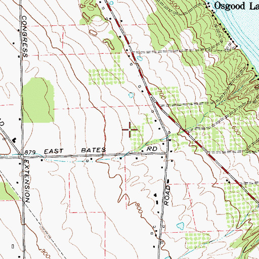 Topographic Map of Kingtown Orchard, NY