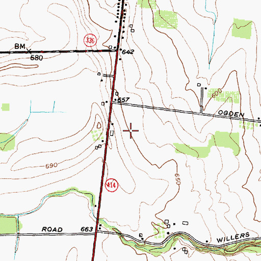 Topographic Map of Swedish Hill Vineyard, NY