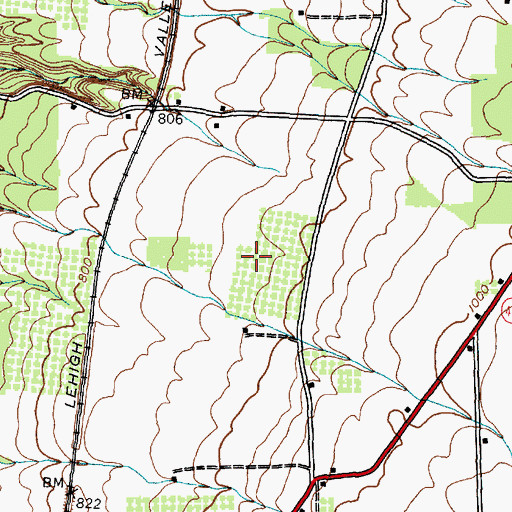 Topographic Map of Venture Vineyards, NY