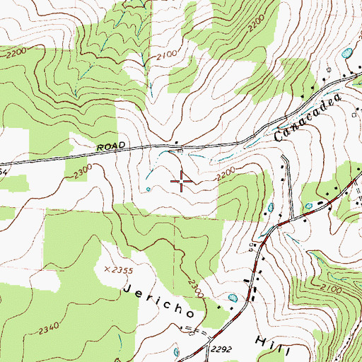 Topographic Map of Sunny Cove Farm, NY