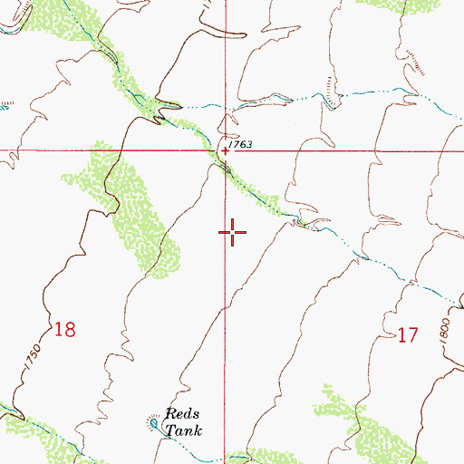 Topographic Map of Pinal County, AZ