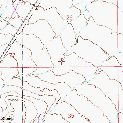 Topographic Map of All Saints Catholic School, AZ