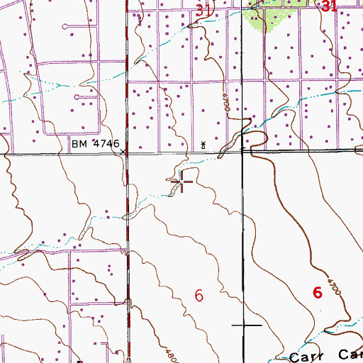 Topographic Map of Sierra Summit Academy, AZ
