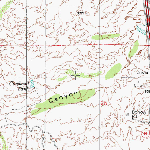 Topographic Map of Robert Bracker Elementary School, AZ