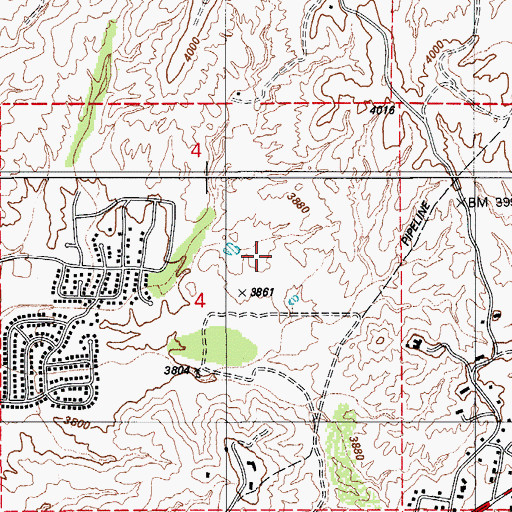 Topographic Map of Challenger Elementary School, AZ