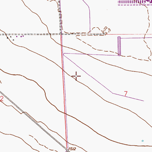 Topographic Map of Skyline Ranch K - 8 School, AZ
